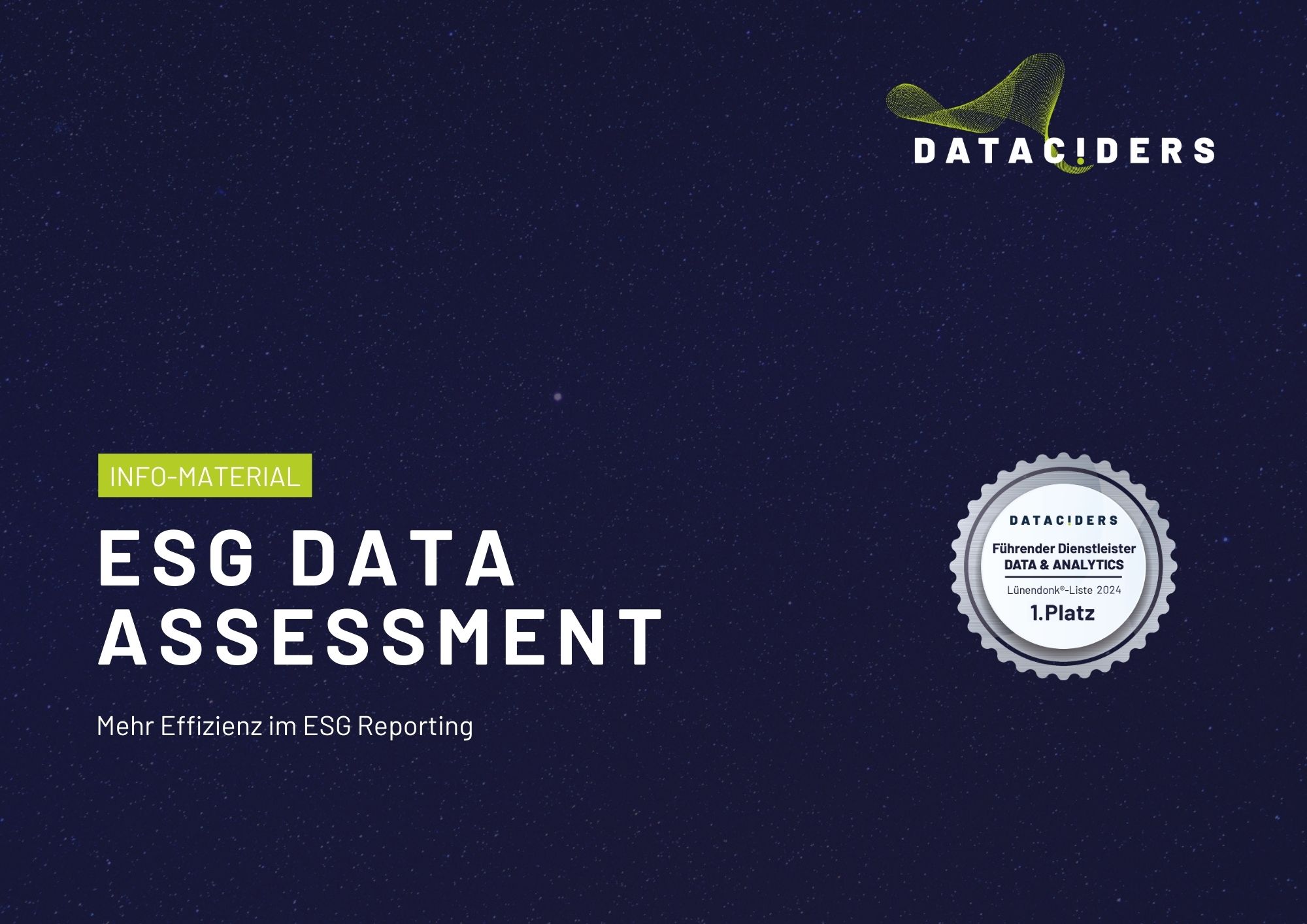 Vorschau der Broschüre zum ESG Reporting ESG Data Assesment